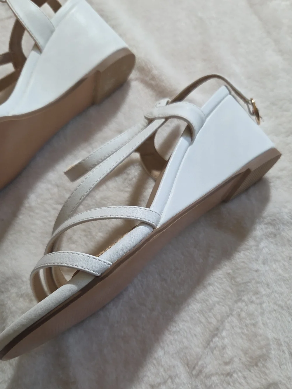Wedge Strappy Sandals In Box